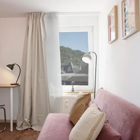 Neu Stylisches Fuer 2 Personen In Historischem Fachwerkhaus 4 Etage Mit Blick Auf Stadt & Festung