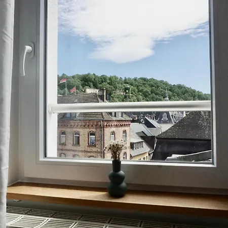 Stylisches Fuer 2 Personen In Historischem Fachwerkhaus 4 Etage Mit Blick Auf Stadt & Festung Lägenhet Koblenz (Rhineland-Palatinate)