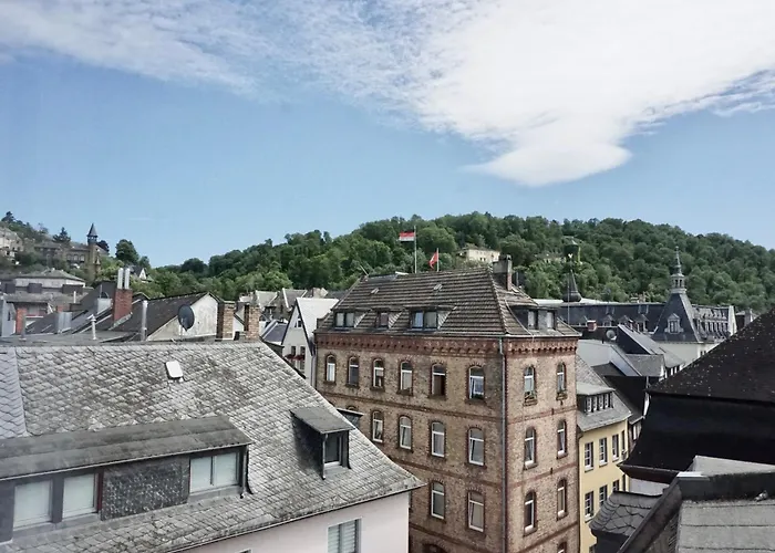 Appartement Stylisches Fuer 2 Personen In Historischem Fachwerkhaus 4 Etage Mit Blick Auf Stadt & Festung Koblenz (Rhineland-Palatinate)