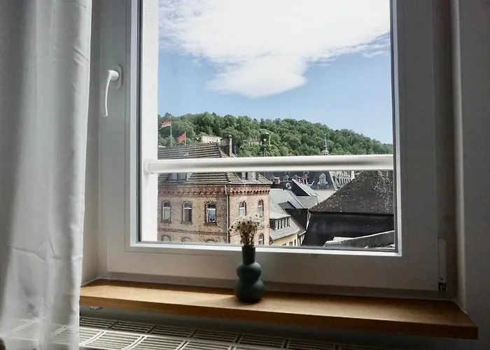 Stylisches Fuer 2 Personen In Historischem Fachwerkhaus 4 Etage Mit Blick Auf Stadt & Festung Appartement Koblenz (Rhineland-Palatinate)